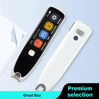 Scan Translation Pen, 134 Language Voice Dialogue Translation, Smart Pen Suitable for Reading Disabilities & Adults, Instant ...