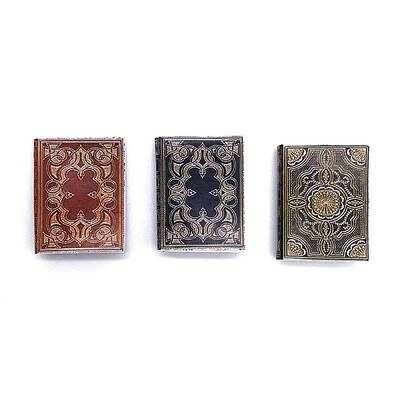 3Pcs Paper Book Miniature Ornaments
