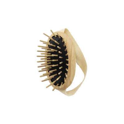 Tek - Scalp Massage Brush in FSC® Wood – Ideal for Stimulating Microcirculation and Treatment Absorption