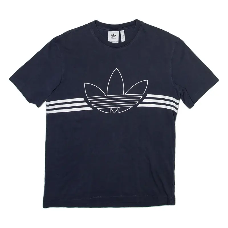 ADIDAS ORIGINALS Mens T-Shirt Blue S