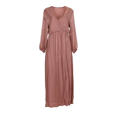 Clara Faith Maxi Dress - Medium Pink Viscose