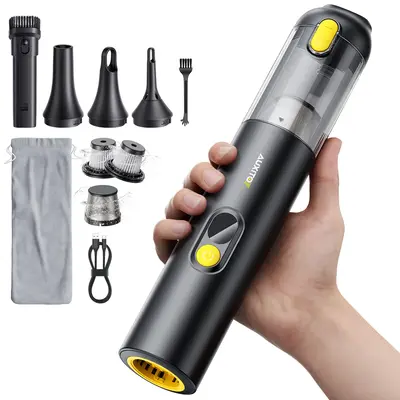 AUXITO Car Vacuum Portable Cordless, Car Vacuum Cleaner with 14000Pa High Power, Blow & Suction 4 in 1 Handheld Vacuum Cleane...