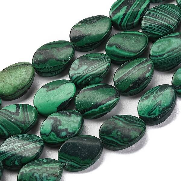 Synthetic Malachite Beads Strands