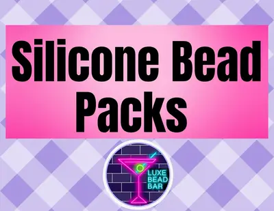 Silicone Bead Packs for Wristlets, Keychains, Beadable pens and more DIY