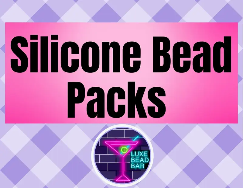 Silicone Bead Packs for Wristlets, Keychains, Beadable pens and more DIY