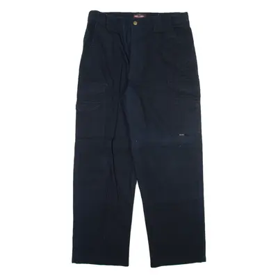 TRU SPEC Cargo Mens Trousers Black Relaxed Straight W32 L29
