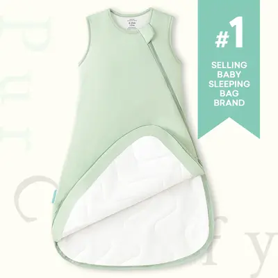 PurComfy Supersoft Toddler Sleep Sack 0.5/1.0/2.5 TOG, Premium Bamboo Viscose 2-Way Zipper for Cooling & Cozy Sleepwear for 1...