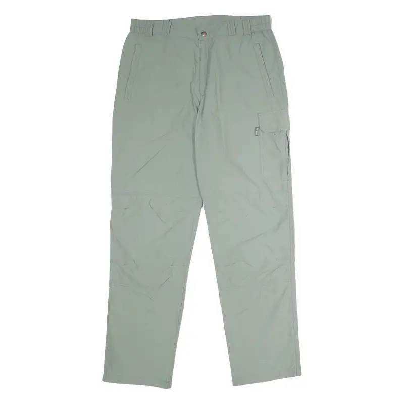 HS SPORT Outdoor Mens Trousers Green Regular Straight W32 L32
