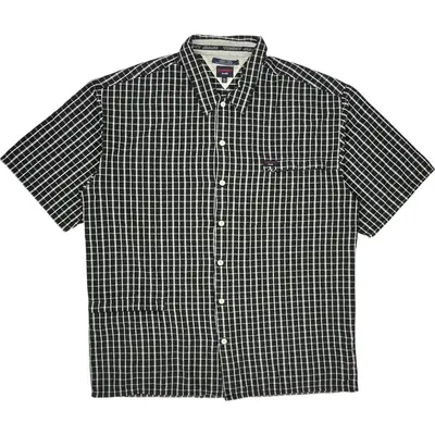 Tommy Jeans Check Shirt - 2XL - Black Cotton