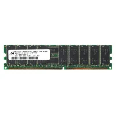 Micron MT18VDDT12872DG-265D2 | 1GB DDR-266MHz PC-2100 ECC Registered RDIMM CL2.5 2Rx8 2.5V 184-Pin Memory Module