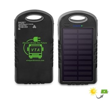 25 Custom The Usil UL 8000Mah Solar Power Bank - Water Resistant & ...