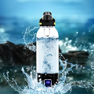 1L Hydrogen Water Bottle Generator, USB Rechargeable Hydrogen Water Bottle, Water Ionizer Machine, Drinking Supplies for Home...