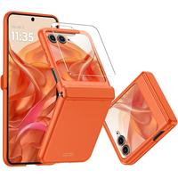 for Motorola Razr 2024/Razr2025 Case with Hinge Protection, Built-in Screen Protector, Ultra-Thin Full-Body Rugged Anti-Scrat...
