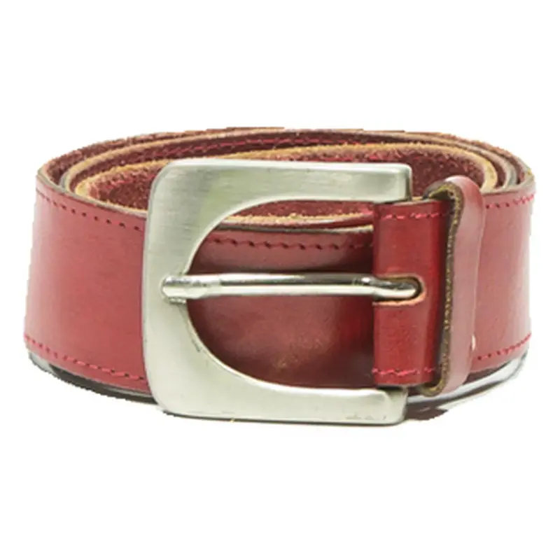 Womens Belt Maroon Leather 41