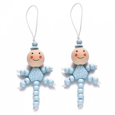 Natural Wood Pendant Decorations