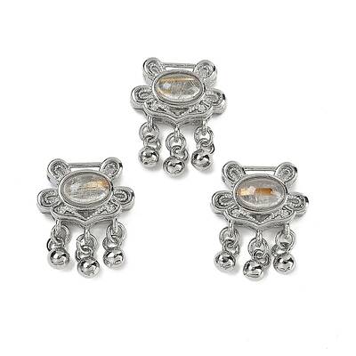 Natural Gold Rutilated Quartz Pendants