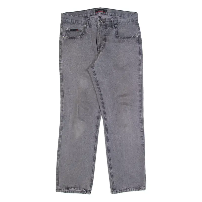 PIERRE CARDIN Mens Jeans Grey Regular Straight W32 L28
