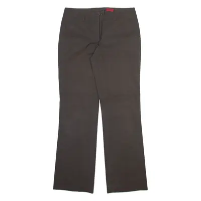 BOSS Womens Trousers Grey Regular Bootcut W30 L30