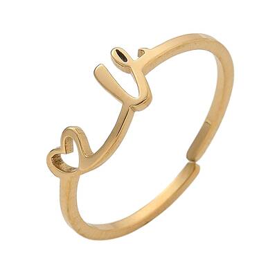 304 Stainless Steel Cuff Rings for Women