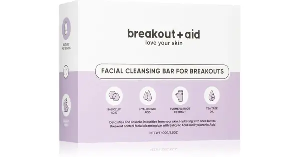 Breakout+aid Solid Facial Cleansing Soap Bar For Breakouts (Problem Skin) - 100.0 g