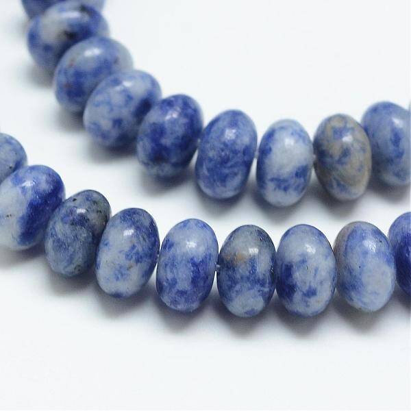 Natural Blue Spot Jasper Bead Strands