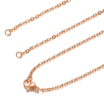 304 Stainless Steel Cable Chain Necklace Making