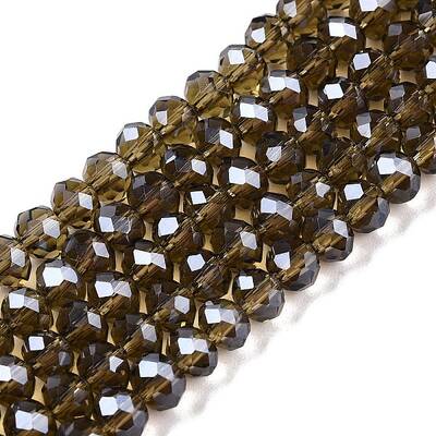 Electroplate Glass Beads Strands