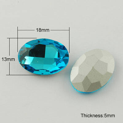 Glass Pointed Back Rhinestone