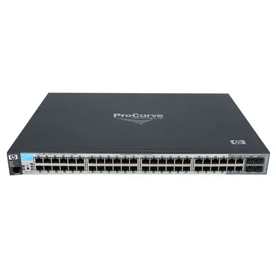 J9280A#ABB-02 HP ProCurve 2510 Series 2510-48G 44 x 10/100/1000Base-T RJ-45 and 4 x 1GbE RJ-45/SFP Dual Personality Uplink Po...