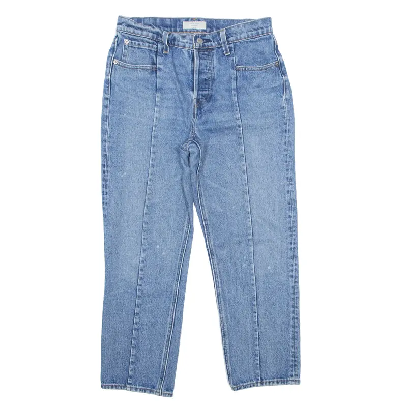 LEVI'S Altered Jeans Blue Denim Regular Tapered Womens W29 L26