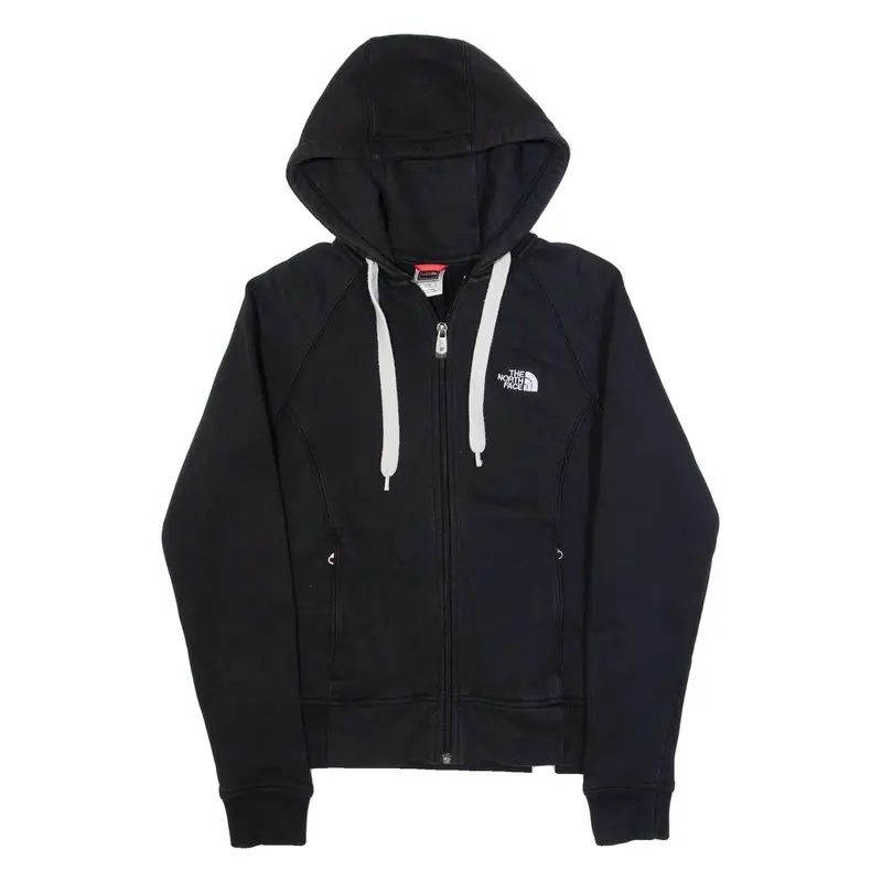 THE NORTH FACE Womens Black Hoodie Full Zip XS
