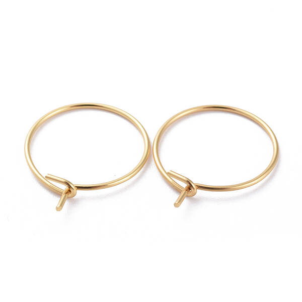 316 Surgical Stainless Steel Hoop Earring Findings