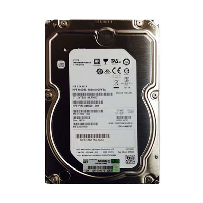 846520-001 HP 4TB 7200RPM SATA 6GB/s Hot-Pluggable 3.5-Inch LPc Hard Drive for ProLiant Gen8/Gen9/Gen10/Gen10+/Gen11 Servers