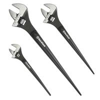 #dealsforyoudays DURATECH Adjustable Construction Spud Wrench, Black Oxide Finish, CR-V Steel, SAE and Metric Scale Marked, A...
