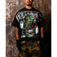 Loiter X WWE Stone Cold Vintage T-Shirt Vintage Black