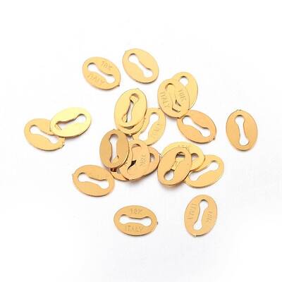 Ion Plating(IP) Stainless Steel Chain Tabs