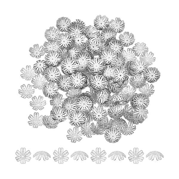 300Pcs 304 Stainless Steel Beads Cap