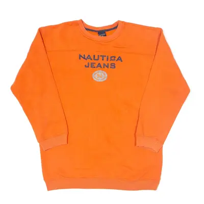 NAUTICA Sweatshirt Orange Womens XL