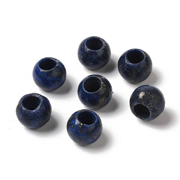 Natural Lapis Lazuli Gemstone European Beads