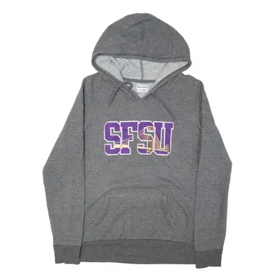 CHAMPION San Francisco State University USA Hoodie Grey Pullover Womens L