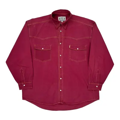Tom Tailor Shirt - XL Red Cotton
