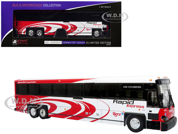 MCI D4500CT Commuter Coach Bus \