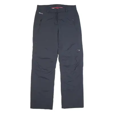 MAMMUT Outdoor Lined Womens Trousers Black Regular Straight Nylon W31 L31