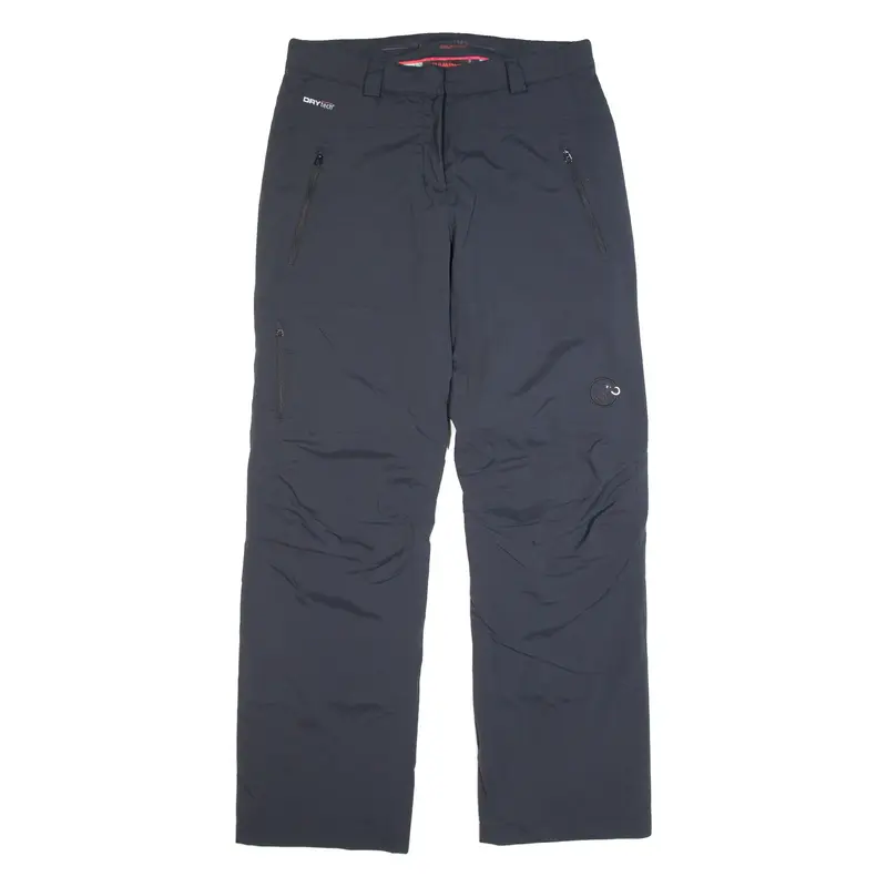 MAMMUT Outdoor Lined Womens Trousers Black Regular Straight Nylon W31 L31