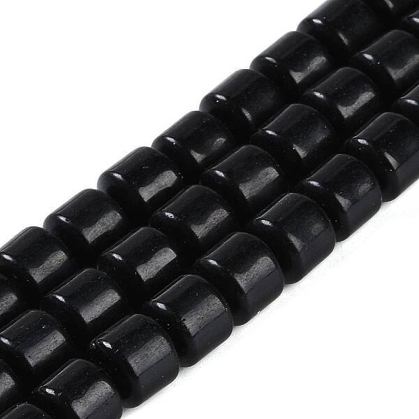 Natural Black Obsidian Beads Strands