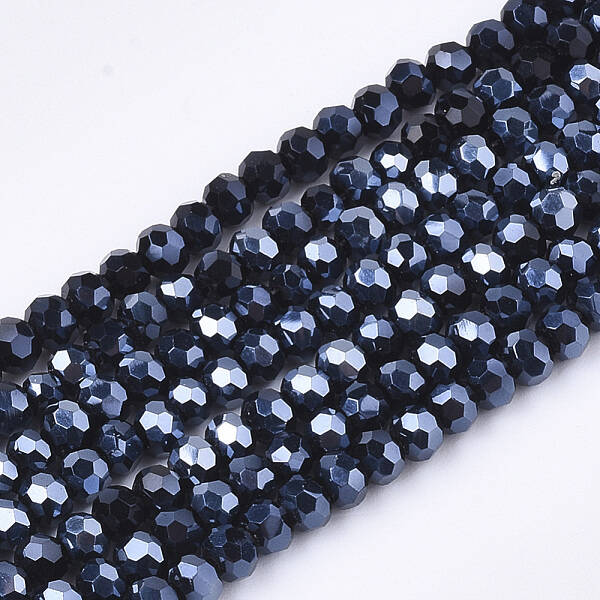 Electroplate Glass Beads Strands