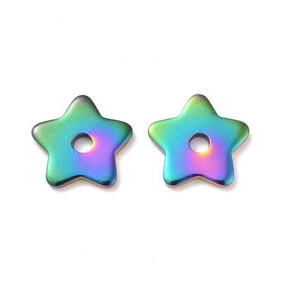Rainbow Color Ion Plating(IP) 304 Stainless Steel Beads