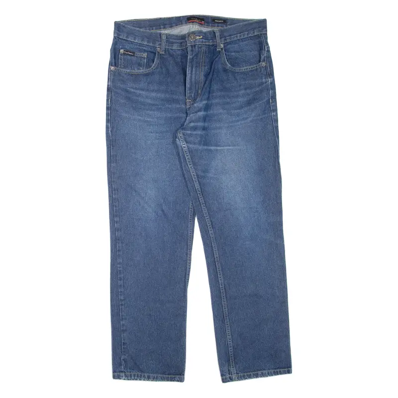 PIERRE CARDIN Womens Jeans Blue Regular Straight W34 L30
