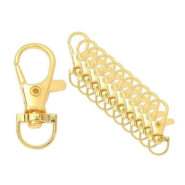 Alloy Swivel Lobster Claw Clasps
