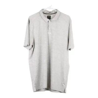 Oakley Polo Shirt - 2XL Grey Cotton